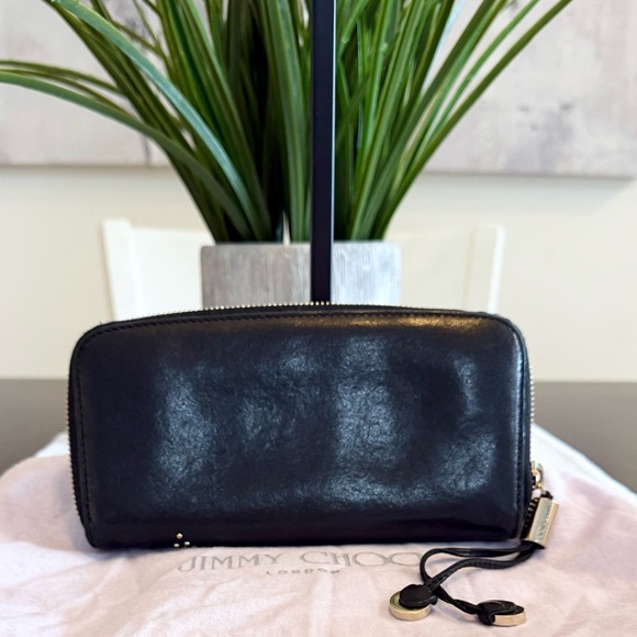 Jimmy Choo Star Motif Long Zip Around Wallet - Picture 2 of 8